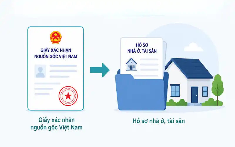 Giấy xác nhận nguồn gốc Việt Nam cần trong những thủ tục nào?