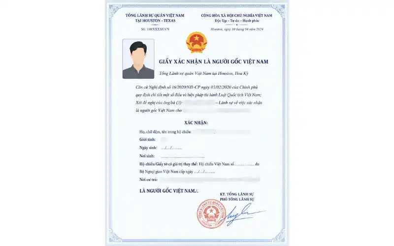 Giấy xác nhận nguồn gốc Việt Nam cần trong những thủ tục nào?