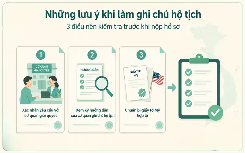 Tìm hiểu thủ tục ghi chú hộ tịch